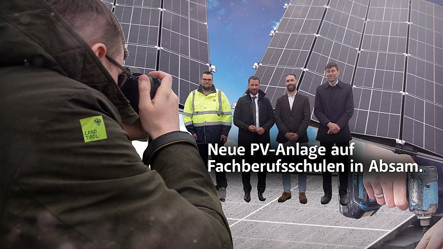 Neue PV-Anlage auf Fachberufsschule in Absam