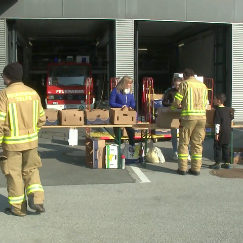 Feuerwehr Spendenaktion Ukraine-Hilfe