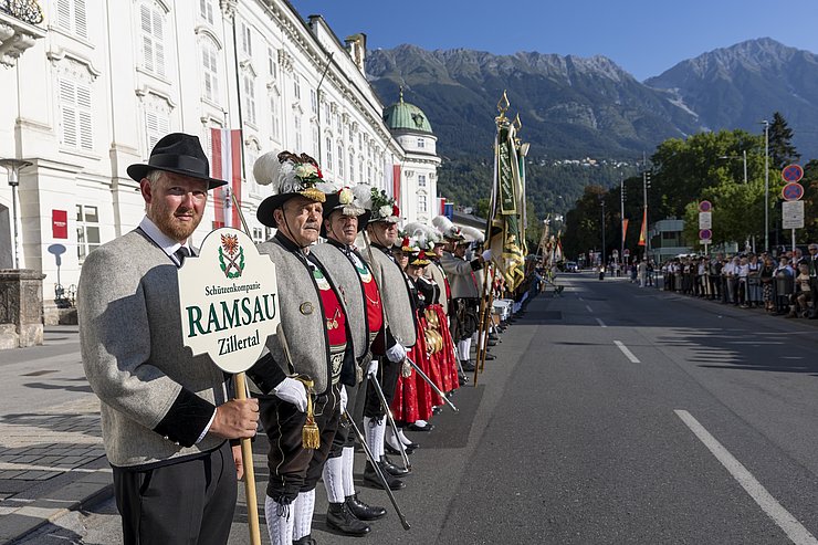 Landesüblicher Empfang