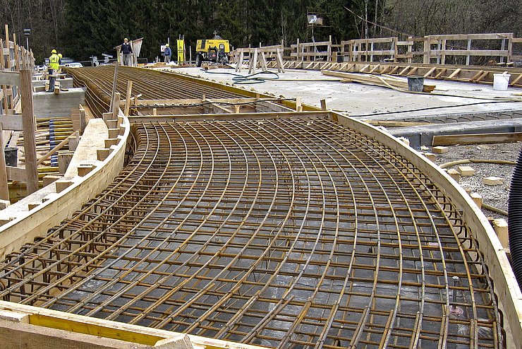 Bewehrung für Randbalken 05.11.2013