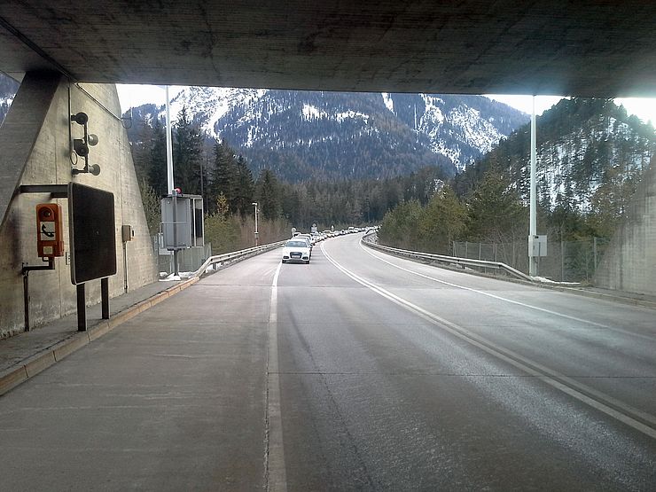 Foto zeigt Innenansicht des Lermooser Tunnels.
