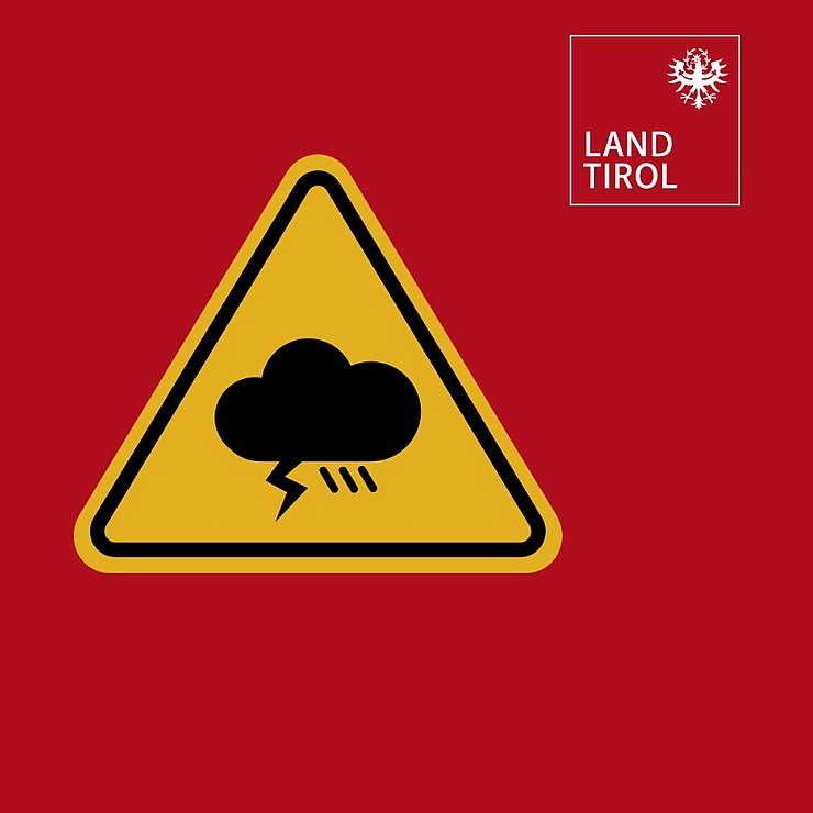 © Land Tirol Warnsymbol