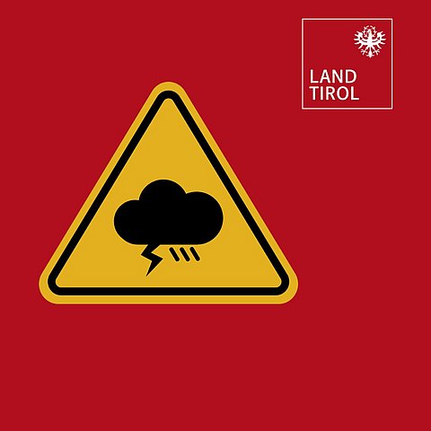 Orange Unwetterwarnung für Innsbruck und Unterland