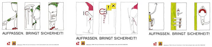 Wandzeitungen Zivilschutz