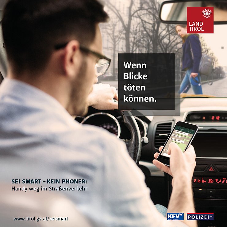 Visualisierung aus der Kampagne „Sei smart – kein Phoner“