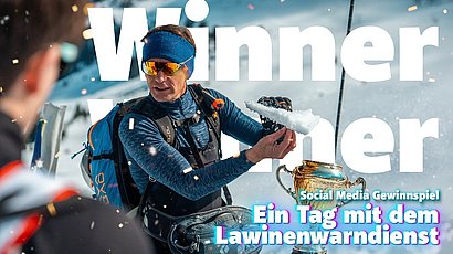 Einen Tag mit dem Lawinenwarndienst