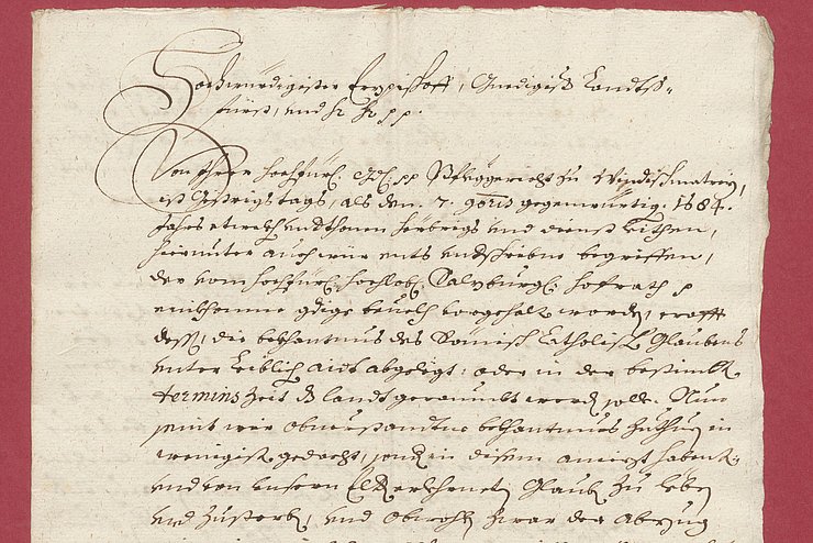 Bittgestell 1687
