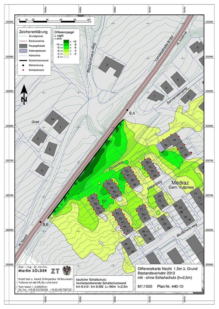 Lärmkarten Medraz