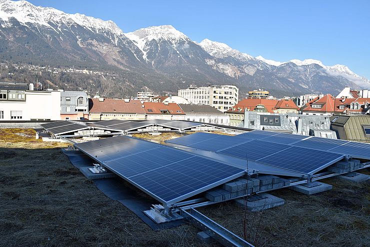 Photovoltaik Anlage auf dem Landhaus zwei