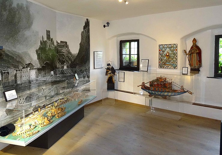 Blick in die Ausstellung im "Museum in den Nagelschmiedhäusern"