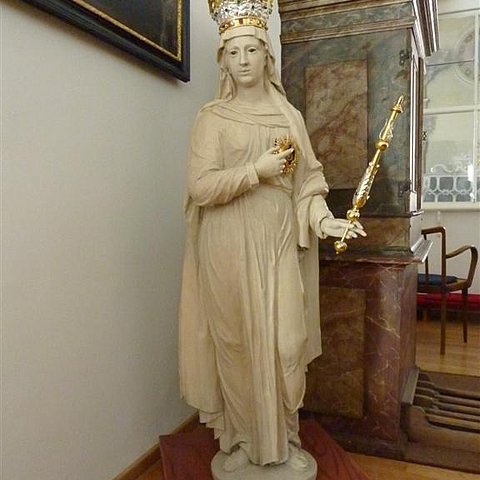 Die restaurierte Tabernakel-Madonna