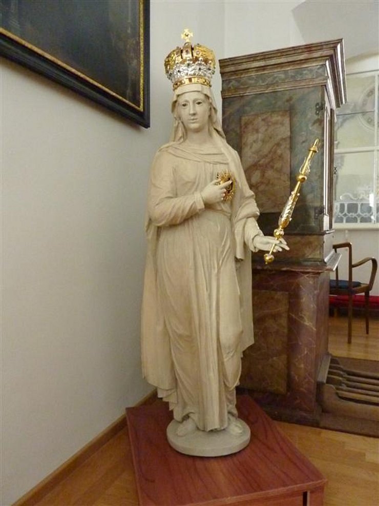 Die restaurierte Tabernakel-Madonna