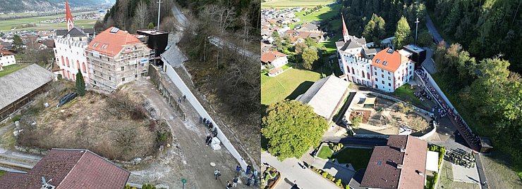 Darstellung vorher/nachher