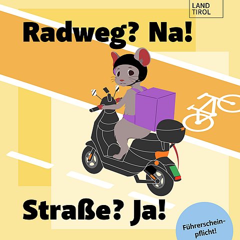 � Land Tirol Neue gesetzliche Regelungen für E-Mopeds ab 1. Oktober