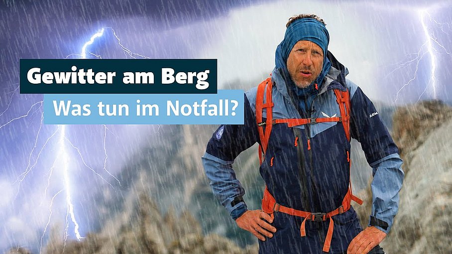 © Land Tirol/Rauch SO verhaltet ihr euch bei einem Gewitter am Berg!