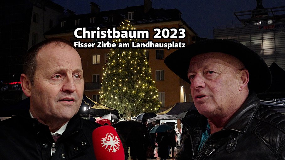 © Land Tirol/Christanell Christbaum Landhausplatz 2023