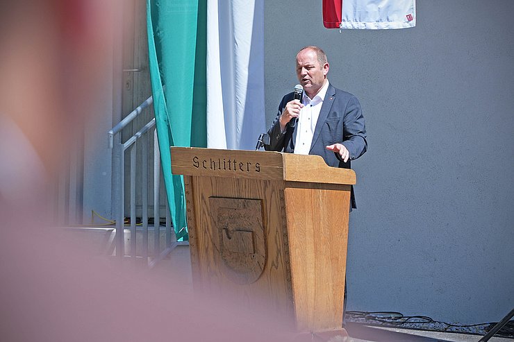 © Land Tirol/Trenker LHStv Geisler redet