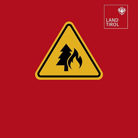 Trockene Wälder: Waldbrandgefahr in ganz Tirol