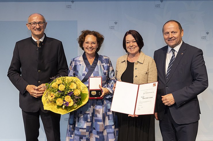 Foto mit der Geehrten.