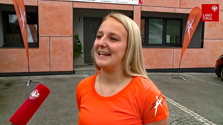 © Land Tirol / Skamen „Lehrling des Monats Juli 2021“ Tamara Ampferer