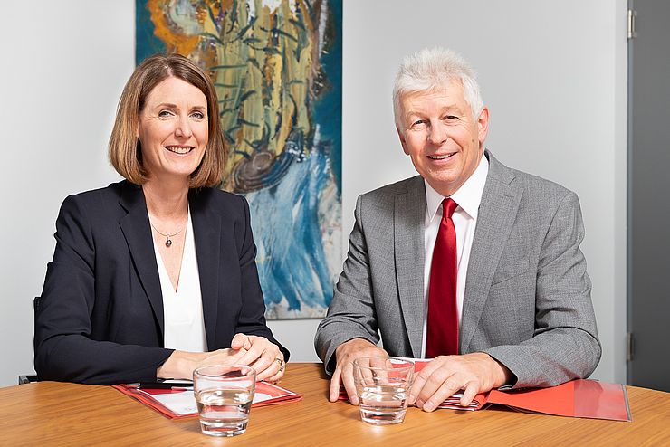 Die beiden Geschäftsführer der FFG, Henrietta Egerth und Klaus Pseiner.