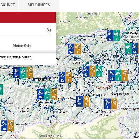 � Land Tirol Auch im heurigen Sommer: Sicher unterwegs auf Tirols Mountainbike-Routen