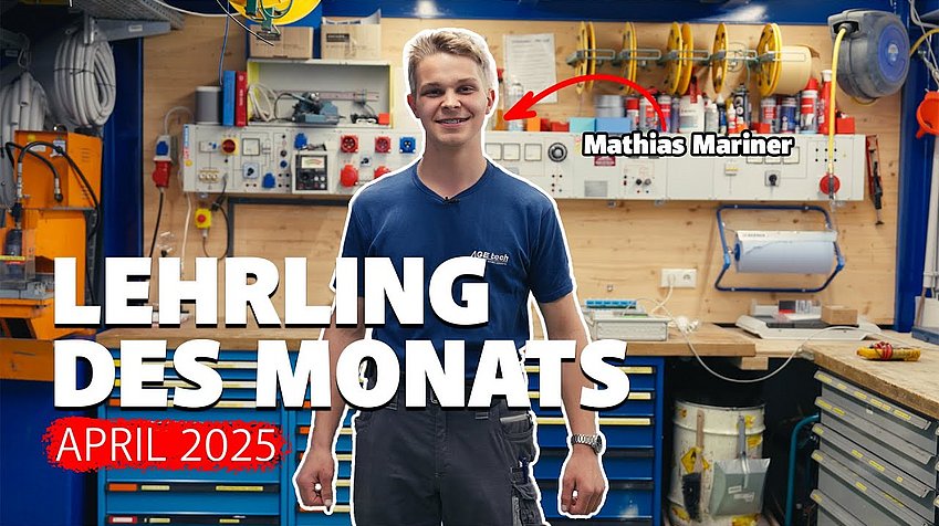 Lehrling des Monats April 2025 – Lerne Mathias Mariner kennen