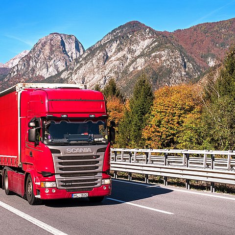 LKW in Tirol 