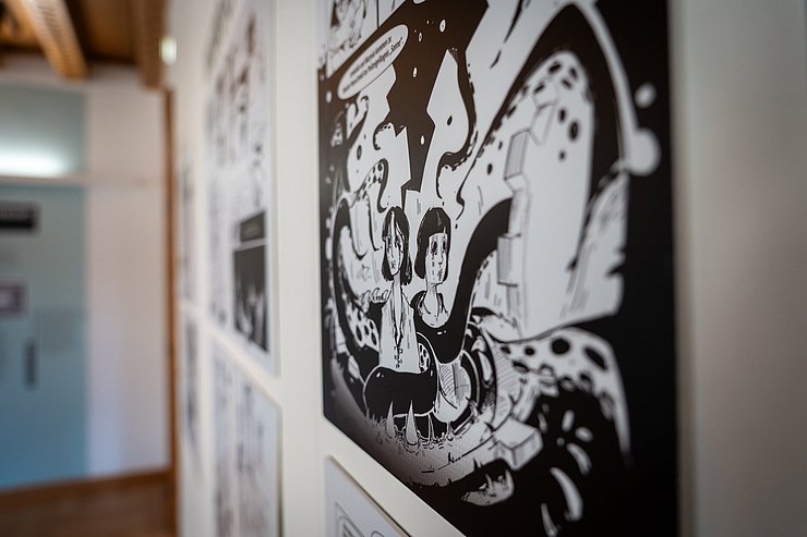 Aufnahme einer Seite aus der Graphic Novel.