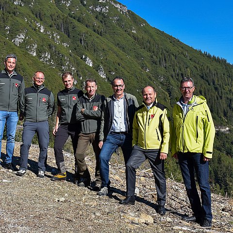 � Land Tirol/Jansenberger Schutzwald als kritische Infrastruktur: Einheitliche Abläufe für den Ernstfall