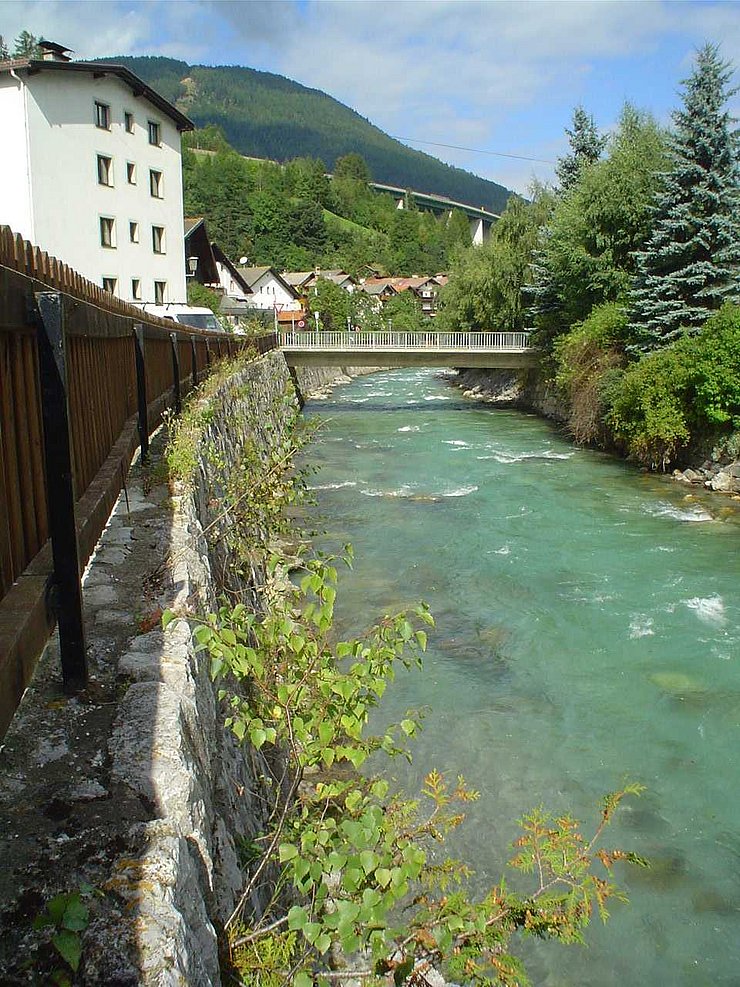 Bergsteinbrücke vorher