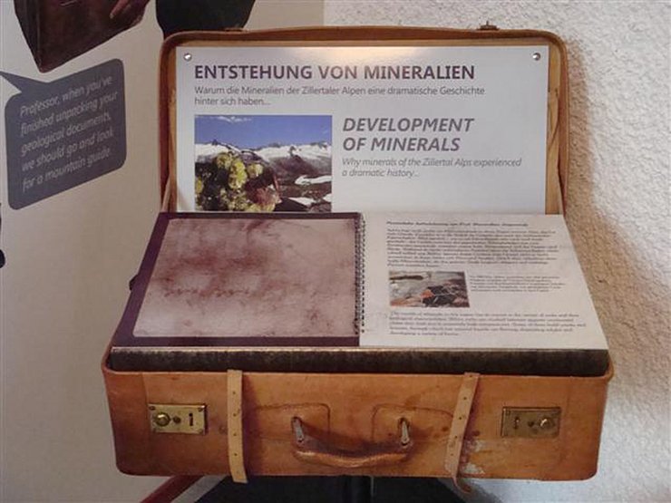 Infostation im "Naturparkhaus Zillertaler Alpen"