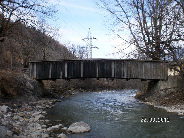 Ehemalige Lechnerbrücke vorher