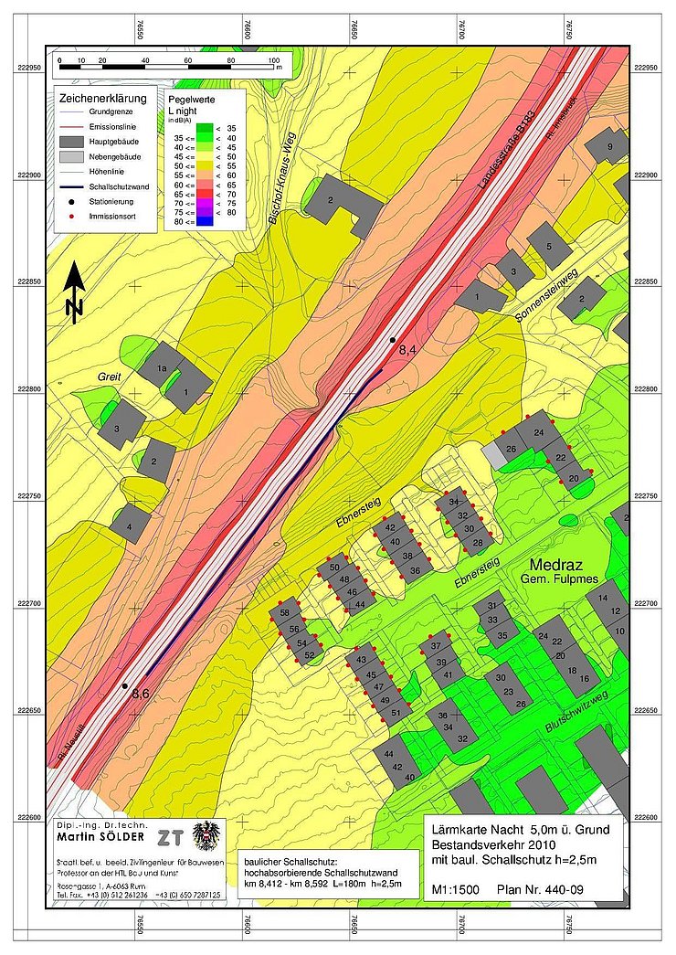 Lärmkarten Medraz