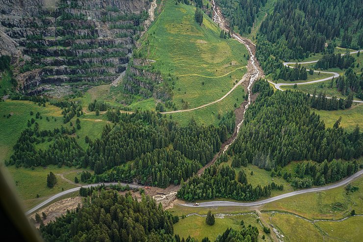 © Bundesheer/Hansjörg Raggl Luftaufnahme Muren