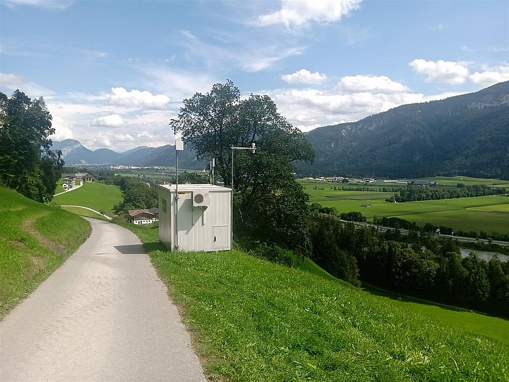 Messstelle Kramsach / Angerberg Blickrichtung Osten