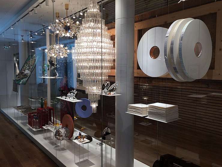 Vitrine im "Museum Wattens"