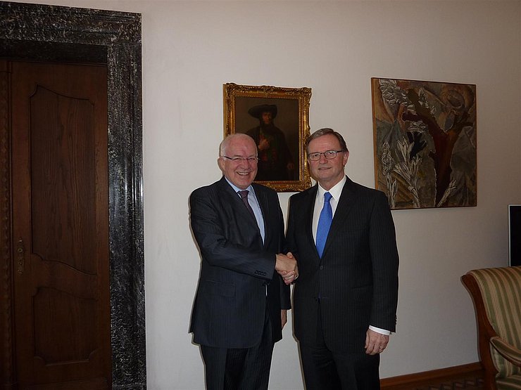 © Landtagsdirektion LTP van Staa und Vizepräsident Kopf