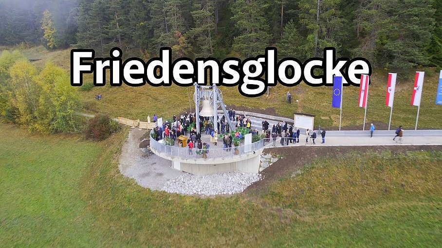 © Land Tirol/Järvinen Neue Friedensglocke an neuem Standort