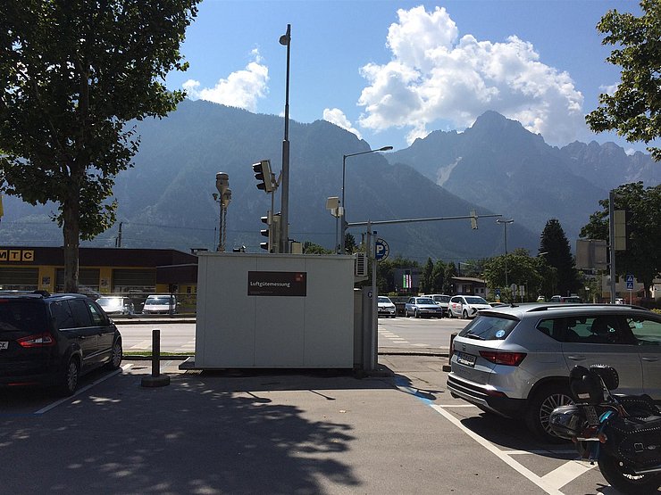 Messstelle Lienz / Amlacherkreuzung Blickrichtung Süden