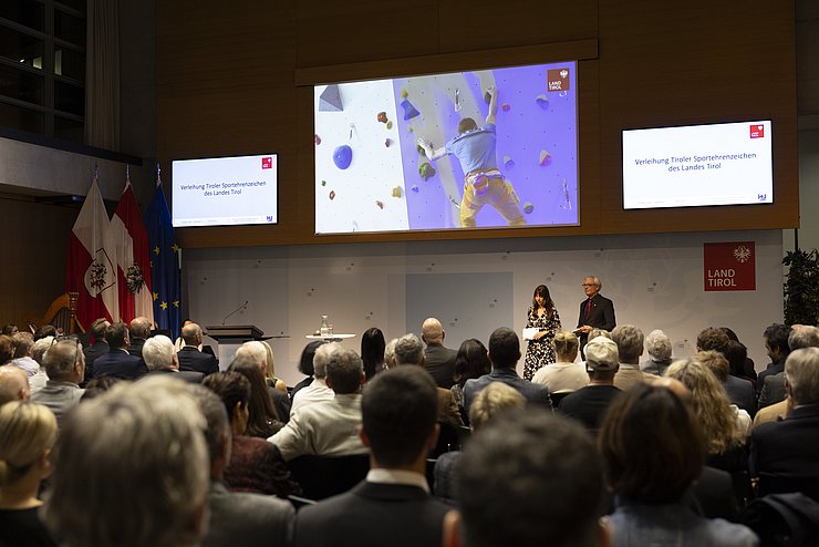 © Land Tirol/W9 Mario Webhofer Impressionen Festakt Verleihung Tiroler Sportehrenzeichen 03. November 2025