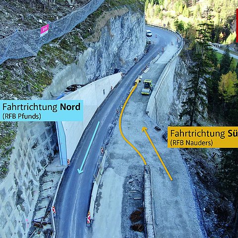 Übersicht Verkehrsführung