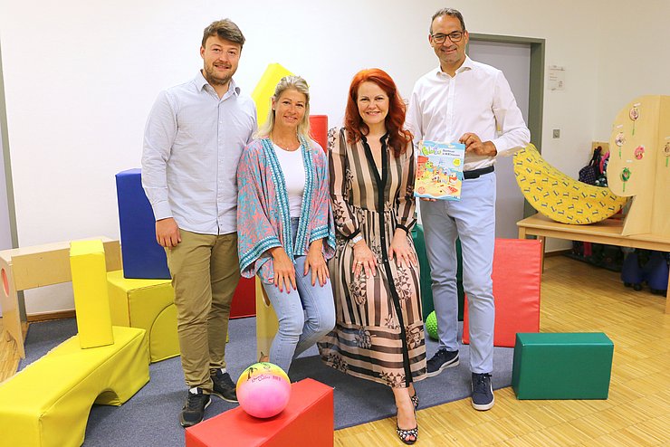 Gruppenfoto im Kindergarten