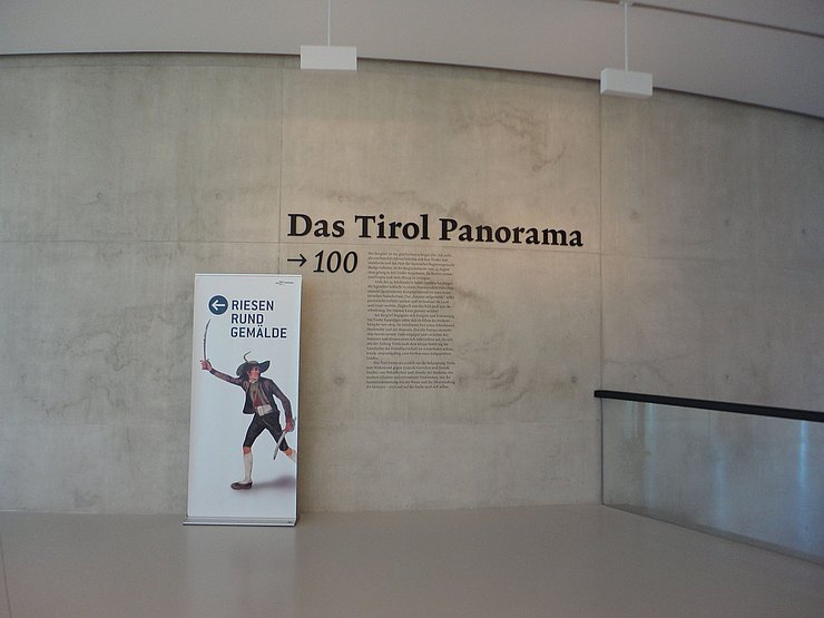 Eingangsbereich im "Tirol Panorama mit Kaiserjägermuseum"