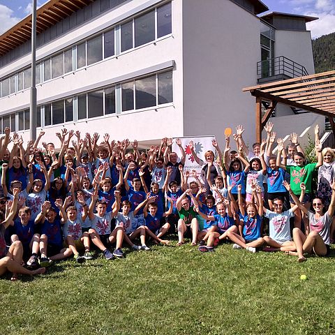 Rund 60 Jugendlichen waren 2018 beim Euregio Sport Camp in Südtirol.