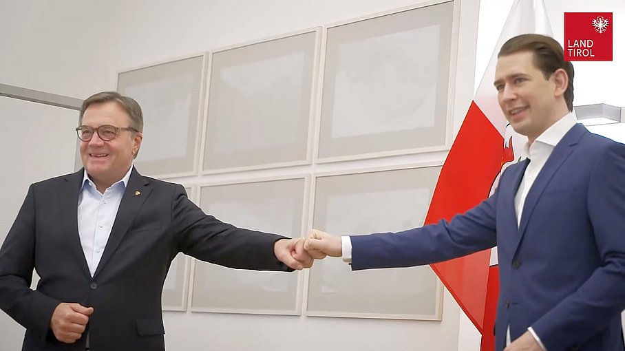 © Land Tirol / Skamen Bundeskanzler Kurz zu Besuch in Tirol