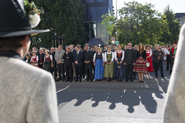 Landesüblicher Empfang
