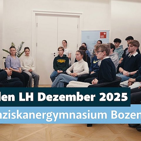 Frag den LH Dezember 2025 Franziskanergymnasium Bozen