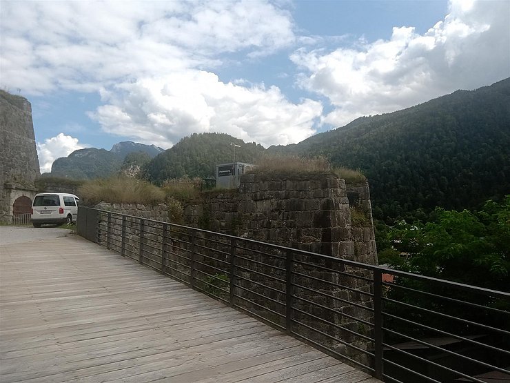 Messstelle Kufstein / Festung Blickrichtung Osten