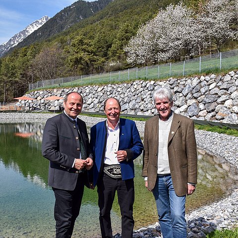 Versorgung sichern, Gemeinde schützen: Neuer Teich in Stanz